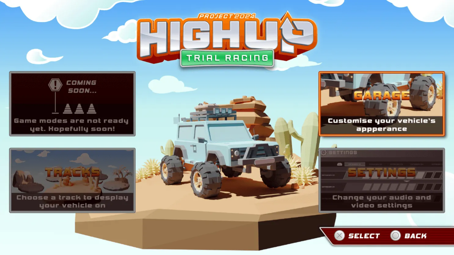 High Up Trial Racing - WPS screenshot 1